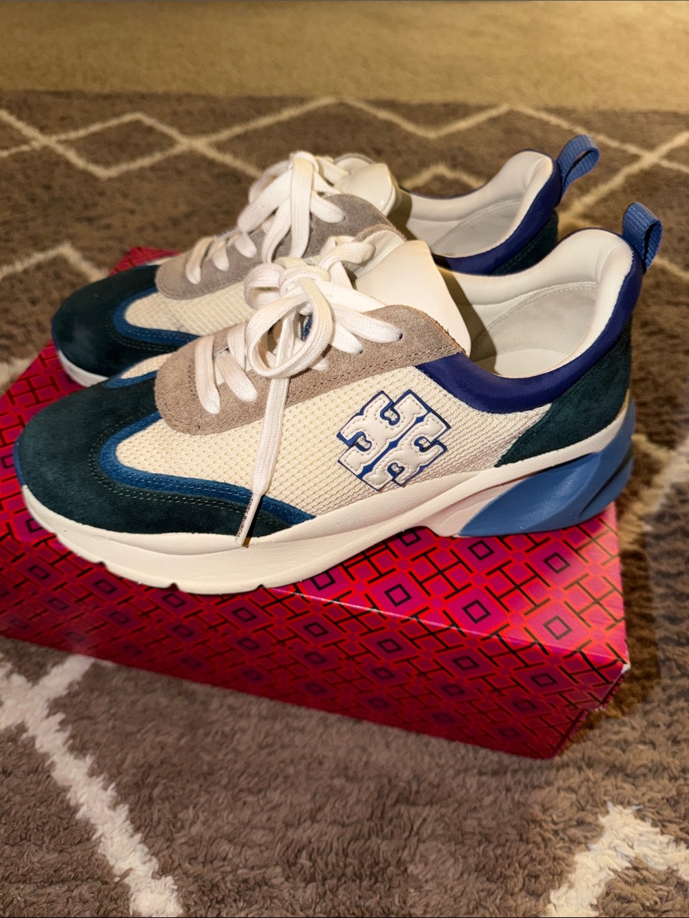 Tory Burch Good luck Trainer Mesh Sneakers